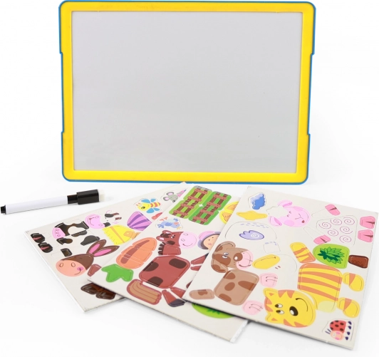 Tableau de dessin magnétique pour enfants avec animaux