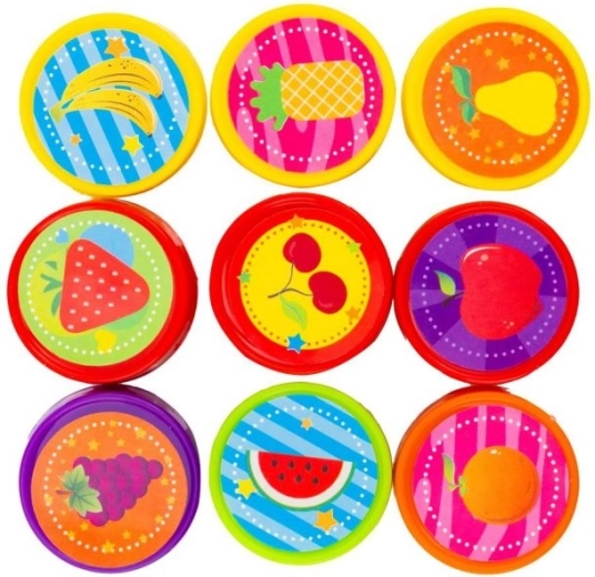 Tampons parfumés aux motifs de fruits ASTRA, coffret de 9 pièces