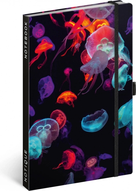 Carnet ligné NOTIQUE 13 × 21 cm avec élastique et passant