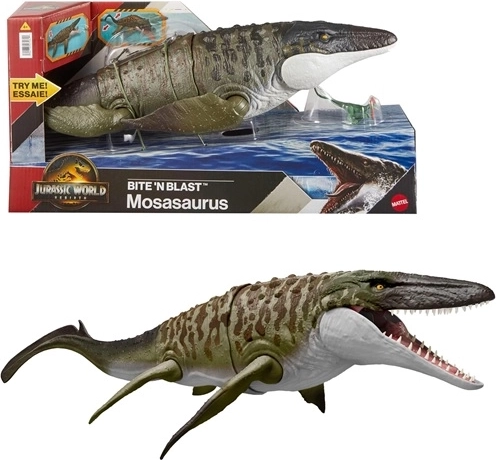 Jurassic World Mozasaurus avec attaque de la mâchoire