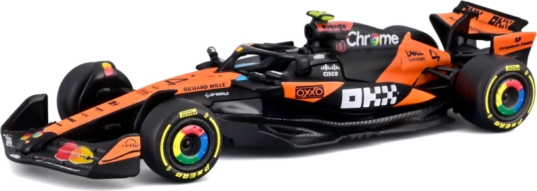 Bburago McLaren MCL39 (2025) Lando Norris #4 – modèle Formule 1 en blister 1:64