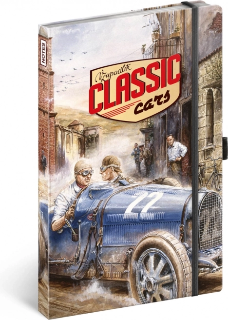 Carnet ligné Notique Classic Cars de Václav Zapadlík 13 × 21 cm