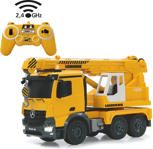 Jamara grue camion lourd télécommandée Mercedes-Benz Arocs Liebherr 1:20 2,4 GHz