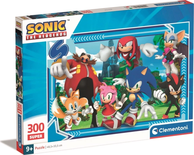 Puzzle 300 pièces Super Sonic CLEMENTONI