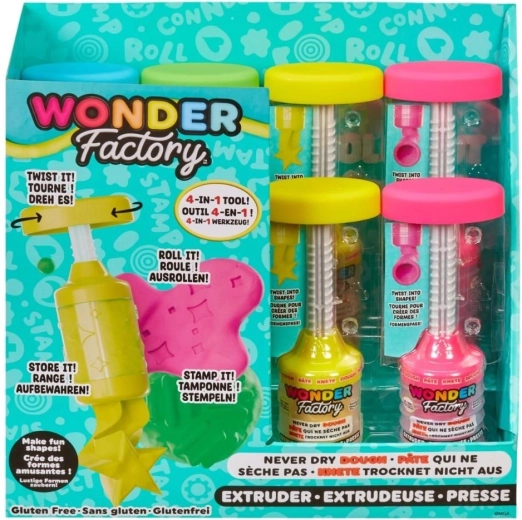 Extrudeuse créative pour pâte à modeler qui ne sèche jamais WONDER FACTORY