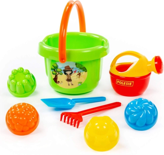 Set de sable avec grand seau - 1 pièce