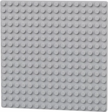 Plaque double face 16x16 gris clair