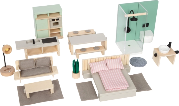 Small Foot ensemble de mobilier pour maison de poupées