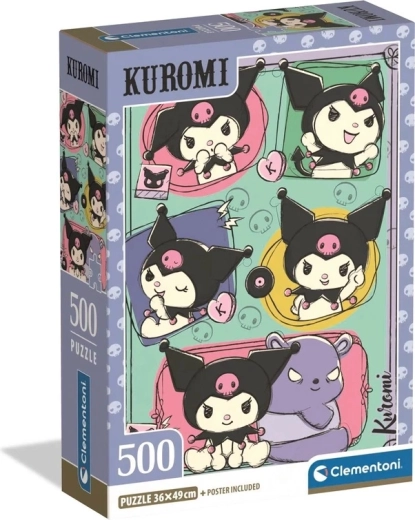 Puzzle Kuromi dans une boîte compacte, 500 pièces