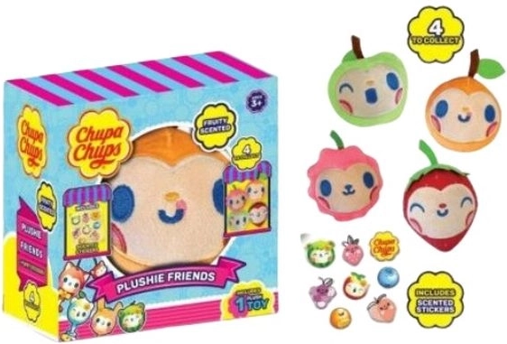 Chupa Chups – ami en peluche avec autocollants parfumés