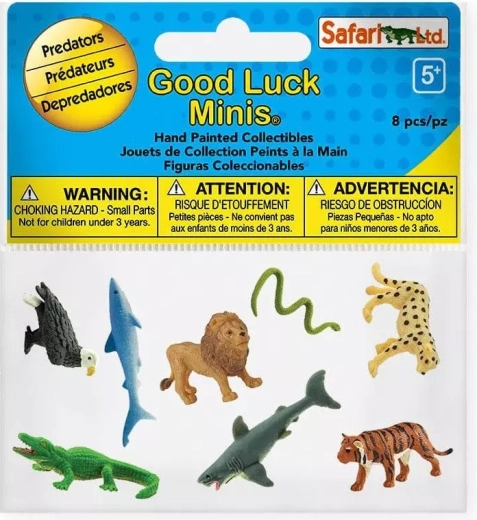 Safari Ltd. mini figurines de prédateurs Good Luck Minis Funpack
