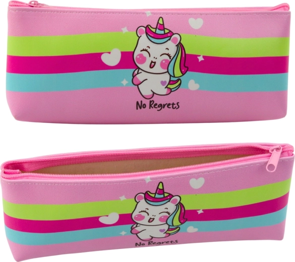 Trousse scolaire Licorne Rose Pastel
