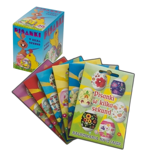 Manchons thermorétractables pour œufs de Pâques – lot de 12 motifs