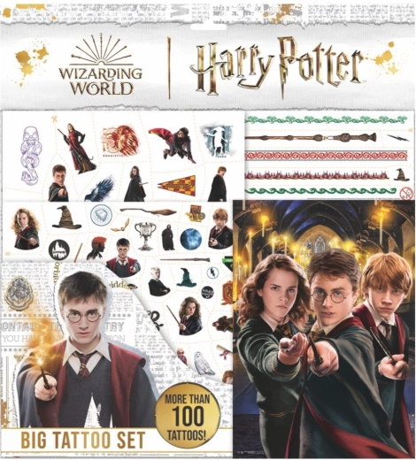 Grand set créatif avec carnet et tatouages Harry Potter