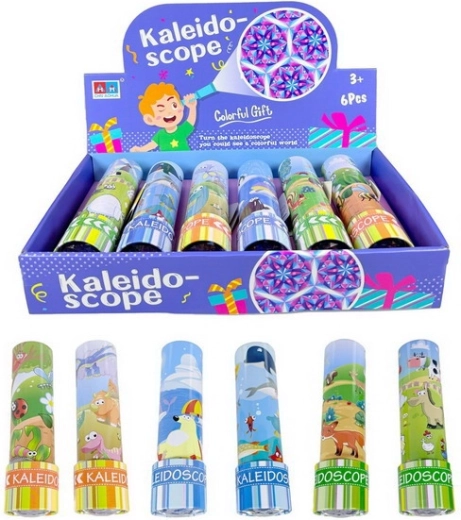 Kaléidoscope en métal pour enfants – 6 motifs