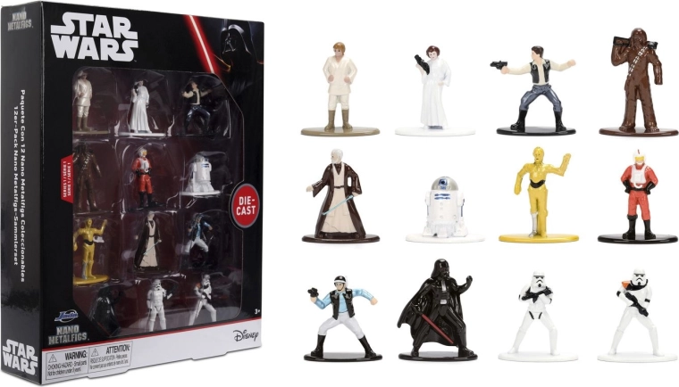 Star Wars Nano Metalfigs série 1 - 12 pièces