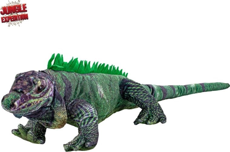 Iguane en peluche Jungle Expedition 56 cm