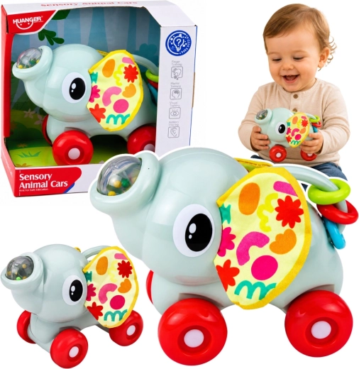 Petite voiture sensorielle éléphant pour tout-petits