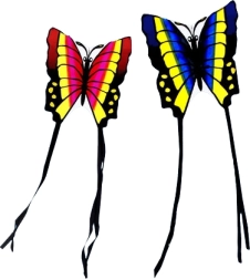 Cerf-volant SPORTO papillon 88 × 78 cm