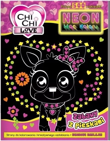 ChiChiLove coloriage néon avec autocollants