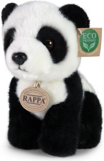 Panda en peluche assise 18 cm écoresponsable