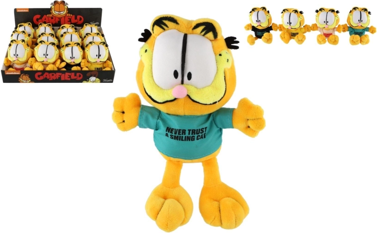 Garfield en peluche 22 cm (4 variantes) - 1 pièce