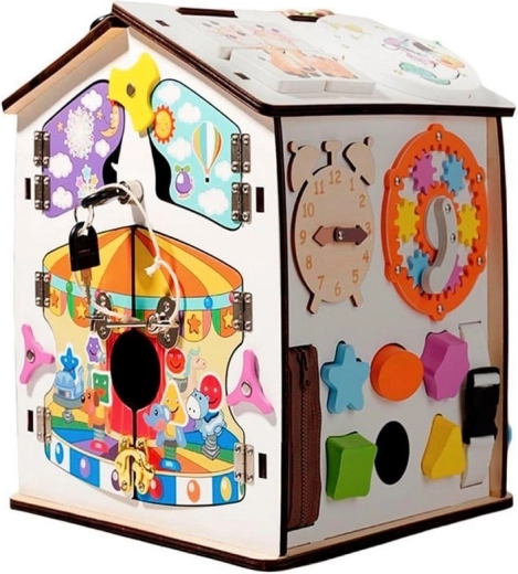 2Kids Toys maison d’activités (busy board) blanche