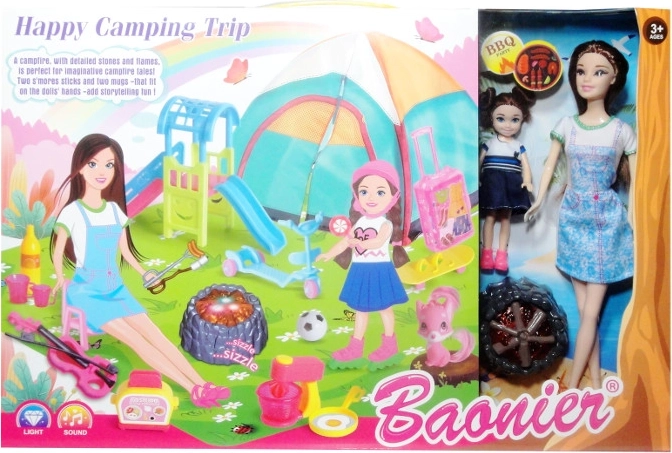 Poupée de camping