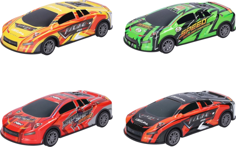 Voiture de drift en métal à friction de 17 cm - 1 pièce