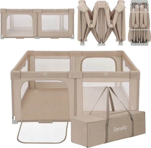 Parc pour enfants LIONELO Florence Easy Fold Beige Sand