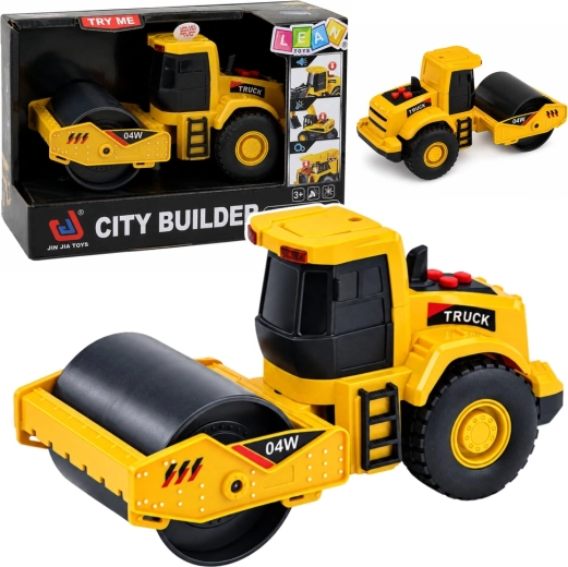 Rouleau compresseur de chantier avec lumières et sons 16 cm (1:32) - 1 pièce