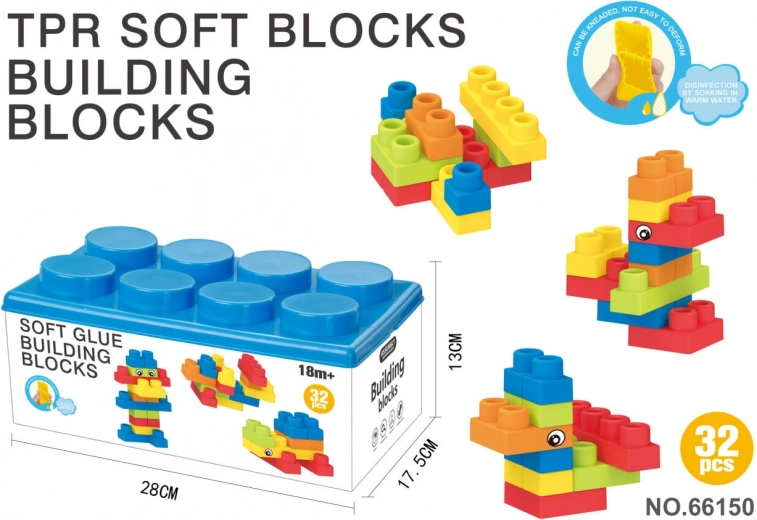 Set de blocs de construction souples 32 pcs