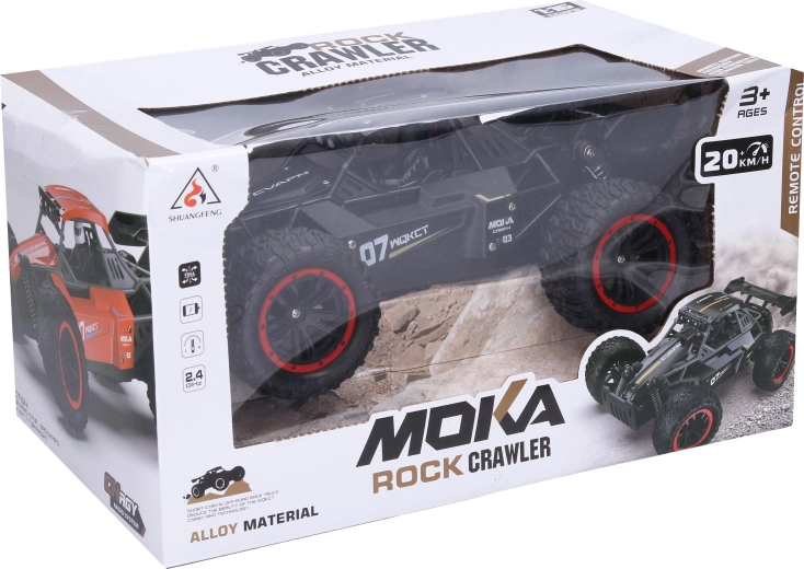 Buggy RC en métal Moka télécommandé 24 cm - 1 pièce