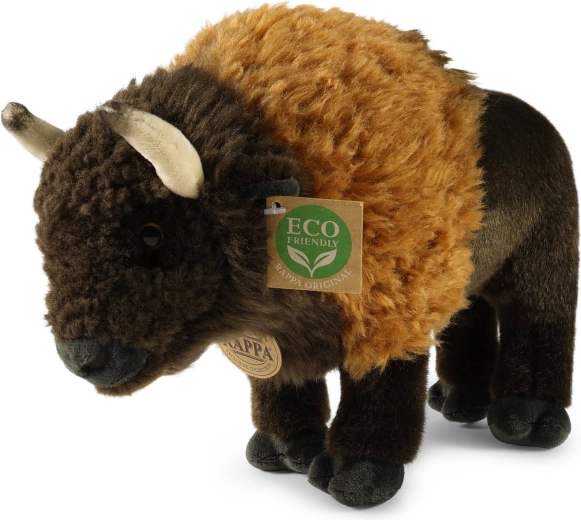 Bison en peluche 30 cm éco-responsable