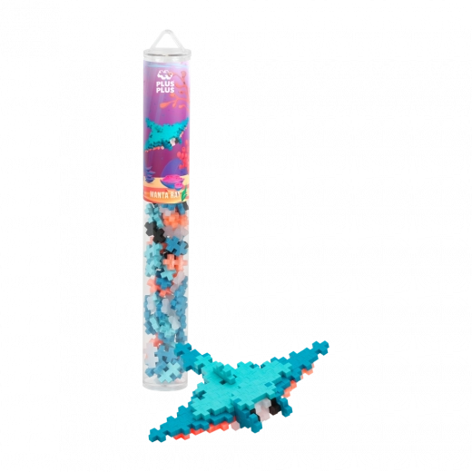 Plus-Plus raie manta – jeu de construction créatif 100 pièces en tube