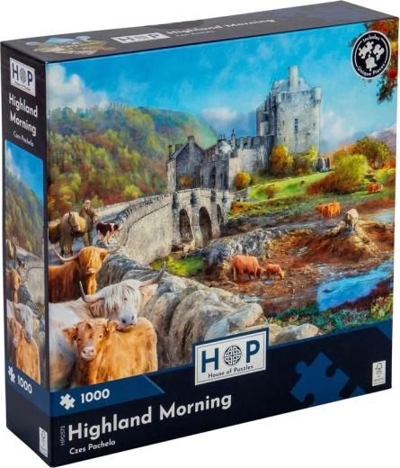 Puzzle Matin dans les Highlands écossaises 1000 pièces