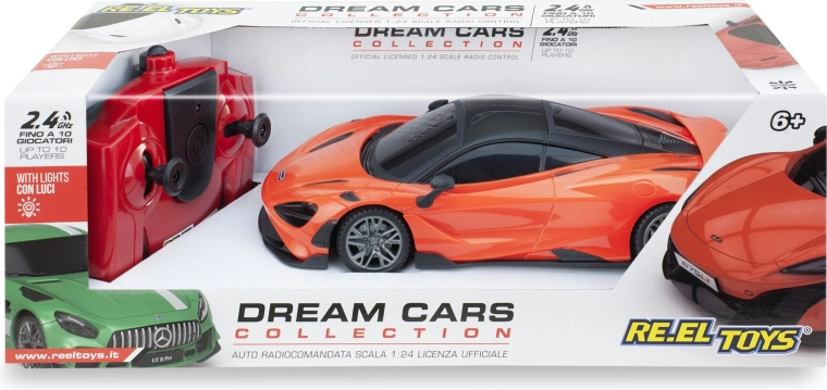 McLaren 765LT voiture de sport RC télécommandée 1:24 orange 17 cm - 1 pièce