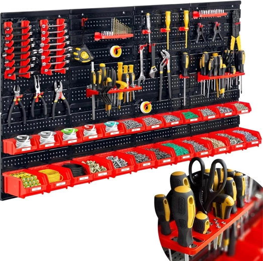 Panneau mural d’atelier pour outils 128 × 76 cm HUMBERG