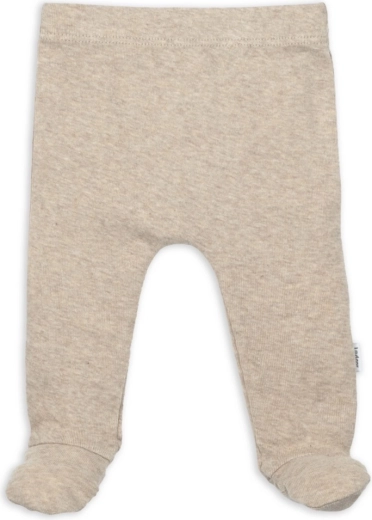 Pantalon naissance Lodger chaud avec pieds intégrés Melange beige, taille 50