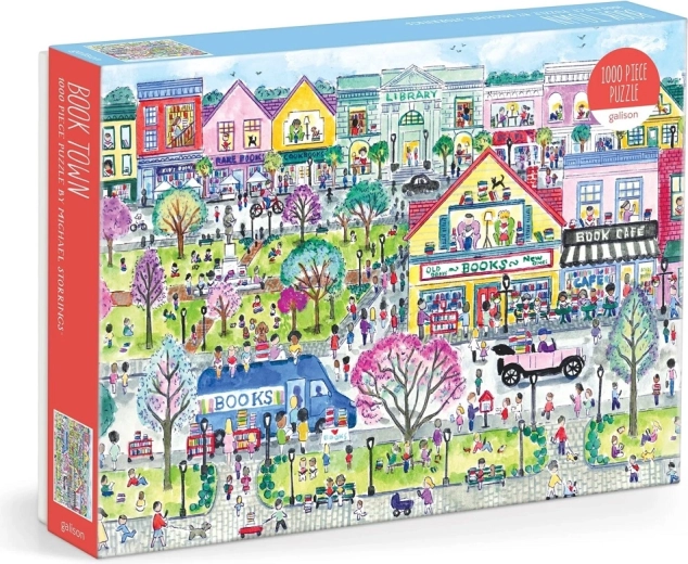 Puzzle 1000 pièces Ville des livres par Galison – MICHAEL STORRINGS