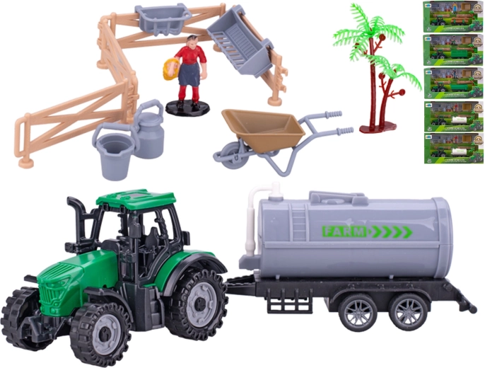 Tracteur avec remorque 19 cm pour enfants