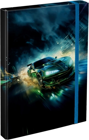 BAAGL Chemises pour cahiers scolaires A4 Voiture de course