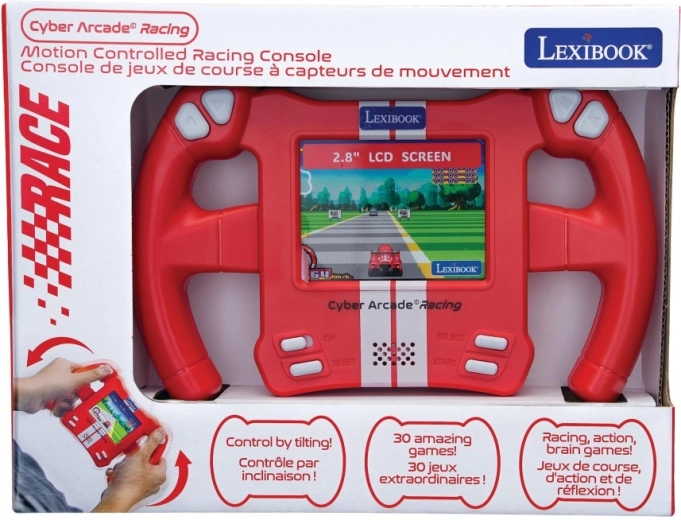 Console de course Lexibook avec contrôle par gestes pour enfants
