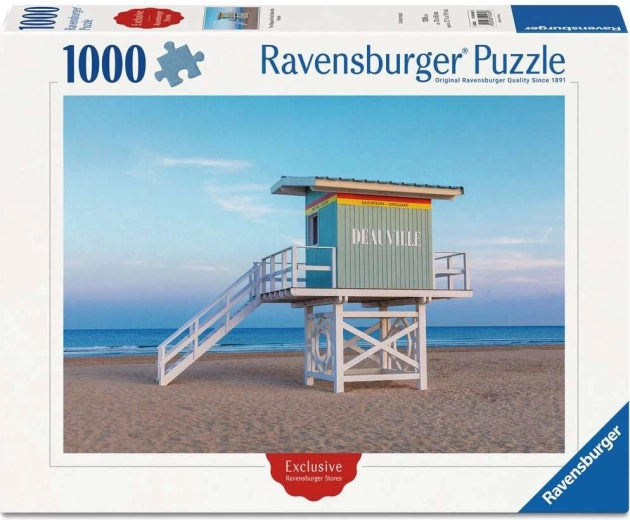 Puzzle Ravensburger Vue sur Deauville, France 1000 pièces