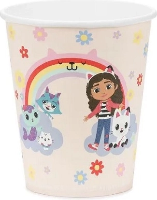 Gobelets en papier La Maison magique de Gabby – assortiment de motifs 250 ml