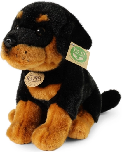 Rottweiler en peluche 30 cm ECO de Rappa