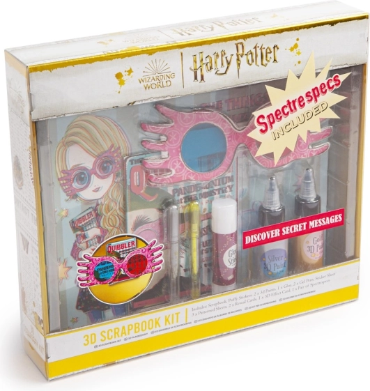 Set journal à anneaux HARRY POTTER Luna Lovegood 3D