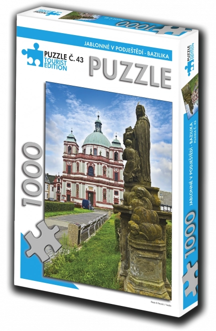 Puzzle Jablonné v Podještědí, basilique 1000 pièces