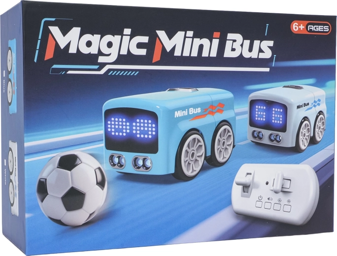 Mini bus RC avec balle – blanc
