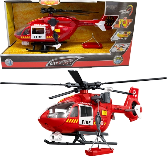 Hélicoptère de pompiers 1:12 City Service